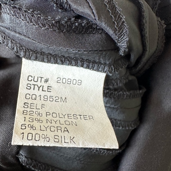 Tadashi Collection Cocktail Dress Black Fit & Flare Draped & lTrumpet Size 4 - Picture 12 of 15